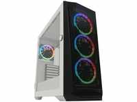 LC-Power ATX GAMING 805BW, LC-Power Gehuse Gaming 805BW Holo-1_X RGB Black/White