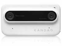 Kandao QooCam EGO 3D Kamera (60p, Full HD, WLAN), Action Cam, Rot, Weiss