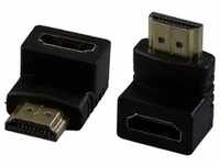 EFB Elektronik HDMI Adapter Typ A Stecker/Buchse 90° (HDMI), Data + Video...