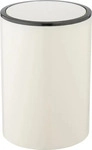 Wenko 25729100, Wenko Schwingdeckeleimer Inca 5l (5 l) (25729100) Schwarz/Beige