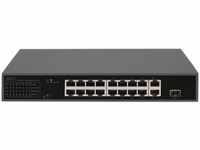 Digitus 16 Port FE PoE Switch , 2 GE Uplinks (RJ45 / SFP) (16 Ports) (23691636)