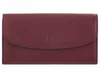 Dudu, Damen, Portemonnaie, Colorful Gandia Geldbörse RFID Leder 19 cm, Rot