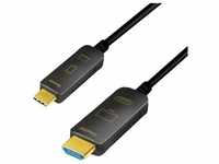 LogiLink usb kabel usb 3.2 usb-c zu hdmi 20 m (20 m, USB 3.2), USB Kabel