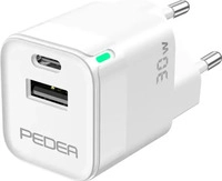 Pedea 60040106, Pedea Mini Schnellladeger&auml;t 30 Watt (30 W, 2 Ports) (60040106) Weiss