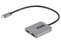 StarTech USB Typ-C zu (HDMI, 4.30 cm), Data + Video Adapter, Grau, Schwarz