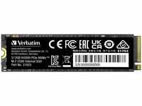 Verbatim 31825, Verbatim Vi5000 M.2 SSD 512GB PCIe4 NVMe 31825 (512 GB, M.2 2280)