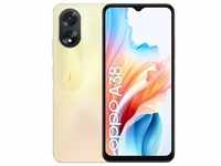 OPPO A38 (128 GB, Glowing Gold, 6.56", Dual SIM, 50 Mpx, 4G), Smartphone, Gold