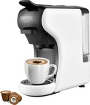 Camry CR 4414, Camry CR 4414 Multi-capsule Espresso machine, White/Black (Lavazza
