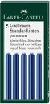 Faber-Castell 185524, Faber-Castell Tintenpatronen (Blau, 5 Stk.) (185524)