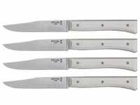 Opinel Facette white, smooth, Box of 4, Küchenmesser, Weiss