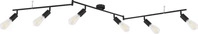 Globo 54008-6, Globo Strahler Martha schwarz 6xE27 (E27) (54008-6)