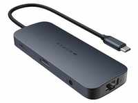 Targus HyperDrive EcoSmart (USB C), Dockingstation + USB Hub, Blau