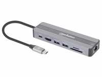Manhattan USB-C 7-in-1-Dockingstation mit Power Delivery (USB C),...