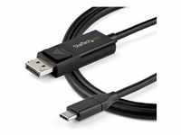 StarTech USB Typ C — DisplayPort (2 m, USB Typ C, DisplayPort), Video Kabel