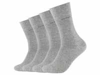 Camano, Unisex, Socken, Unisex ca-soft Socken 4p, Grau, (4er Pack, 39 - 42)