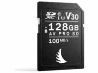 Angelbird SD Card AV PRO 128GB V30 (SDXC, 128 GB, UHS-I), Speicherkarte, Schwarz