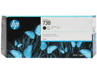 HP 498N8A, HP 738 300-ml Black DesignJet Ink Cartridge (B)