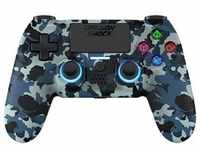DragonShock Controller Mizar Wireless blau camo PS4 (Playstation), Gaming