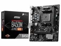 MSI B450M-A PRO MAX II (AM4, AMD B450, mATX), Mainboard