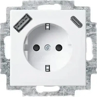 Busch-Jaeger 2CKA002011A6298, Busch-Jaeger Steckdose (2CKA002011A6298) Weiss