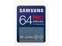 Samsung MB-SY64S/WW, Samsung PRO ULTIMATE SD Card 64GB (2023) (SDXC, 64 GB, U3,