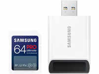 Samsung MB-SY64SB/WW, Samsung PRO ULTIMATE SD Card 64GB (2023) (READER) (SDXC, 64 GB,
