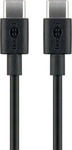 Goobay 66318, Goobay USB C - USB C (1 m, USB 2.0, 60 W) (66318)