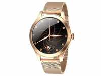Maxcom FW42 GOLD smartwatch / sport watch (1.09") TFT (40 mm, Stahl), Sportuhr +