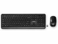 Nedis Maus und Tastatur-Set | Wireless | Maus- und Tastaturverbindung: USB |...