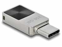Delock Mini (256 GB, USB C), USB Stick, Grau, Schwarz