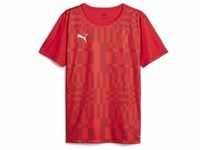 Puma, Herren, Sportshirt, individualRISE Graphic Jersey (S), Rot, S