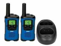 Alecto FR175BW Funksprechgerät 8 Kanäle 446 MHz (7 km), Walkie-Talkie, Blau,