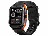 Maxcom Smartwatch Fit FW67 Titan pro orange (44 mm, Silikon, One Size), Sportuhr +