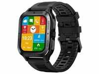 Maxcom Smartwatch Fit FW67 Titan pro graphite (2420 mm, Silikon, One Size), Sportuhr