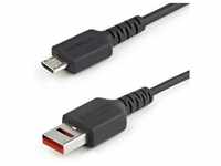 StarTech USB-Datenblocker Kabel - USB-A auf USB Micro-B Sicheres Ladekabel -...