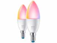 WiZ, Leuchtmittel, Tunable White & Color (E14, 40 W, 470 lm, 2 x, F)