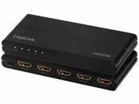 LogiLink HD0037 HDMI Splitter 1x4-Port, 4K/60 Hz, HDCP, HDR, CEC, downscaler