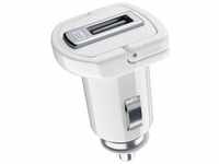 Cellularline CBRUSBMFIIPH5W, Cellularline Car Charger Kit Weiss