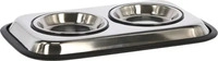 Kerbl 81319, Kerbl Edelstahlnapf DUO (20 cl) (81319) Silber