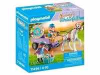 Playmobil 71496, Playmobil 71496 Ponykutsche (71496, Playmobil Horses of Waterfall)