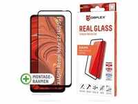 Displex Real Glass, Full Cover Panzerglas (1 Stück, Xiaomi Redmi Note 12 5G, Xiaomi