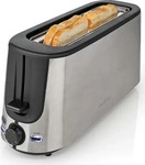 Nedis KABT310EAL, Nedis Toaster Edelstahl Serie 1 Steckpl&auml;tz Br&auml;unungsstufen: 6