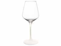 Villeroy & Boch Weißweinglas, Set 4tlg. Manufacture Rock blanc, Weingläser, Weiss