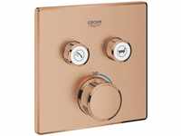 Grohe 29124DL0, Grohe Thermostat GROHTHERM SMARTCONTROL eck 2 Absp.ve. warm sunset