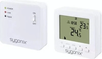 Sygonix SY-5470190, Sygonix Funk-Raumthermostat (SY-5470190) Weiss