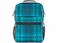 HP 7J594AA, HP Campus XL Tartan plaid Backpack (P) Blau