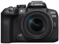 Canon EOS R10 Kit (18 - 150 mm, 24.20 Mpx, APS-C / DX) (22945355) Schwarz
