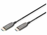 Digitus HDMI AOC Hybrid Glasfaserkabel, UHD 8K, 15 m (15 m, HDMI), Video Kabel