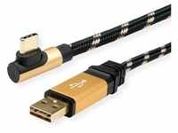 Roline GOLD USB 2.0 Kabel, USB A reversibel, ST (3 m, USB 2.0), USB Kabel