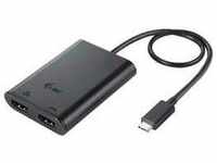 i-tec USB-C zu (HDMI, 30 cm), Data + Video Adapter, Schwarz